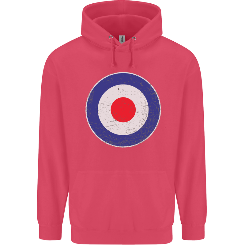 MOD Logo Scooter Biker RAF Royal Air Force Childrens Kids Hoodie Heliconia