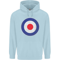 MOD Logo Scooter Biker RAF Royal Air Force Childrens Kids Hoodie Light Blue