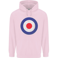 MOD Logo Scooter Biker RAF Royal Air Force Childrens Kids Hoodie Light Pink