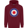 MOD Logo Scooter Biker RAF Royal Air Force Childrens Kids Hoodie Maroon