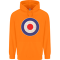 MOD Logo Scooter Biker RAF Royal Air Force Childrens Kids Hoodie Orange