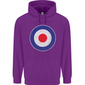 MOD Logo Scooter Biker RAF Royal Air Force Childrens Kids Hoodie Purple