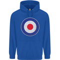 MOD Logo Scooter Biker RAF Royal Air Force Childrens Kids Hoodie Royal Blue