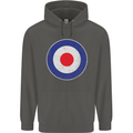 MOD Logo Scooter Biker RAF Royal Air Force Childrens Kids Hoodie Storm Grey