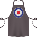 MOD Logo Scooter Biker RAF Royal Air Force Cotton Apron 100% Organic Dark Grey