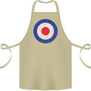 MOD Logo Scooter Biker RAF Royal Air Force Cotton Apron 100% Organic Khaki