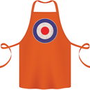 MOD Logo Scooter Biker RAF Royal Air Force Cotton Apron 100% Organic Orange