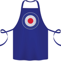 MOD Logo Scooter Biker RAF Royal Air Force Cotton Apron 100% Organic Royal Blue