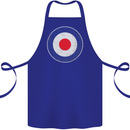 MOD Logo Scooter Biker RAF Royal Air Force Cotton Apron 100% Organic Royal Blue