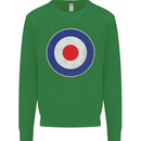 MOD Logo Scooter Biker RAF Royal Air Force Kids Sweatshirt Jumper Irish Green