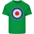 MOD Logo Scooter Biker RAF Royal Air Force Kids T-Shirt Childrens Irish Green