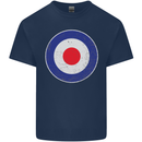 MOD Logo Scooter Biker RAF Royal Air Force Kids T-Shirt Childrens Navy Blue