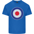 MOD Logo Scooter Biker RAF Royal Air Force Kids T-Shirt Childrens Royal Blue