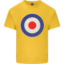 MOD Logo Scooter Biker RAF Royal Air Force Kids T-Shirt Childrens Yellow