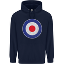 MOD Logo Scooter Biker RAF Royal Air Force Mens 80% Cotton Hoodie Navy Blue