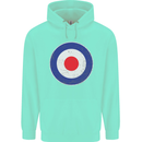 MOD Logo Scooter Biker RAF Royal Air Force Mens 80% Cotton Hoodie Peppermint