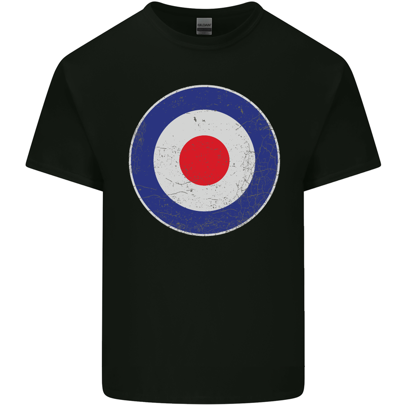 MOD Logo Scooter Biker RAF Royal Air Force Mens Cotton T-Shirt Tee Top Black