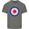 MOD Logo Scooter Biker RAF Royal Air Force Mens Cotton T-Shirt Tee Top Charcoal