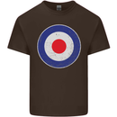 MOD Logo Scooter Biker RAF Royal Air Force Mens Cotton T-Shirt Tee Top Dark Chocolate