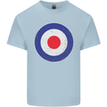 MOD Logo Scooter Biker RAF Royal Air Force Mens Cotton T-Shirt Tee Top Light Blue