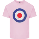 MOD Logo Scooter Biker RAF Royal Air Force Mens Cotton T-Shirt Tee Top Light Pink