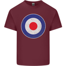 MOD Logo Scooter Biker RAF Royal Air Force Mens Cotton T-Shirt Tee Top Maroon