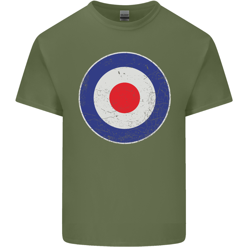 MOD Logo Scooter Biker RAF Royal Air Force Mens Cotton T-Shirt Tee Top Military Green