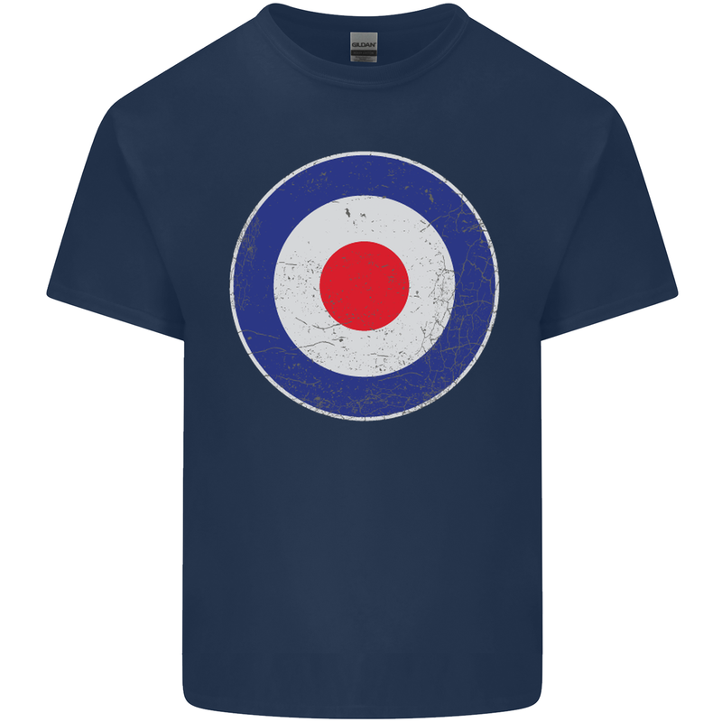 MOD Logo Scooter Biker RAF Royal Air Force Mens Cotton T-Shirt Tee Top Navy Blue