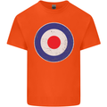 MOD Logo Scooter Biker RAF Royal Air Force Mens Cotton T-Shirt Tee Top Orange