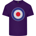 MOD Logo Scooter Biker RAF Royal Air Force Mens Cotton T-Shirt Tee Top Purple