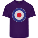 MOD Logo Scooter Biker RAF Royal Air Force Mens Cotton T-Shirt Tee Top Purple