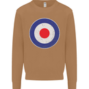 MOD Logo Scooter Biker RAF Royal Air Force Mens Sweatshirt Jumper Caramel Latte