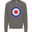 MOD Logo Scooter Biker RAF Royal Air Force Mens Sweatshirt Jumper Charcoal