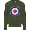 MOD Logo Scooter Biker RAF Royal Air Force Mens Sweatshirt Jumper Forest Green
