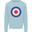 MOD Logo Scooter Biker RAF Royal Air Force Mens Sweatshirt Jumper Light Blue