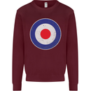MOD Logo Scooter Biker RAF Royal Air Force Mens Sweatshirt Jumper Maroon