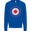 MOD Logo Scooter Biker RAF Royal Air Force Mens Sweatshirt Jumper Royal Blue