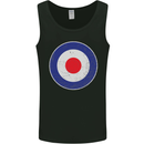 MOD Logo Scooter Biker RAF Royal Air Force Mens Vest Tank Top Black