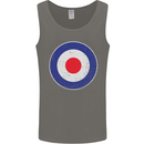 MOD Logo Scooter Biker RAF Royal Air Force Mens Vest Tank Top Charcoal