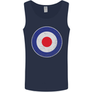 MOD Logo Scooter Biker RAF Royal Air Force Mens Vest Tank Top Navy Blue