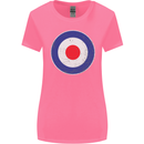 MOD Logo Scooter Biker RAF Royal Air Force Womens Wider Cut T-Shirt Azalea