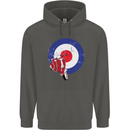 MOD Scooter Motorcycle Motorbike Childrens Kids Hoodie Storm Grey