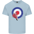 MOD Scooter Motorcycle Motorbike Mens Cotton T-Shirt Tee Top Light Blue