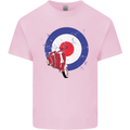 MOD Scooter Motorcycle Motorbike Mens Cotton T-Shirt Tee Top Light Pink