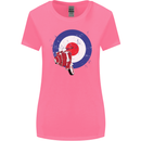 MOD Scooter Motorcycle Motorbike Womens Wider Cut T-Shirt Azalea