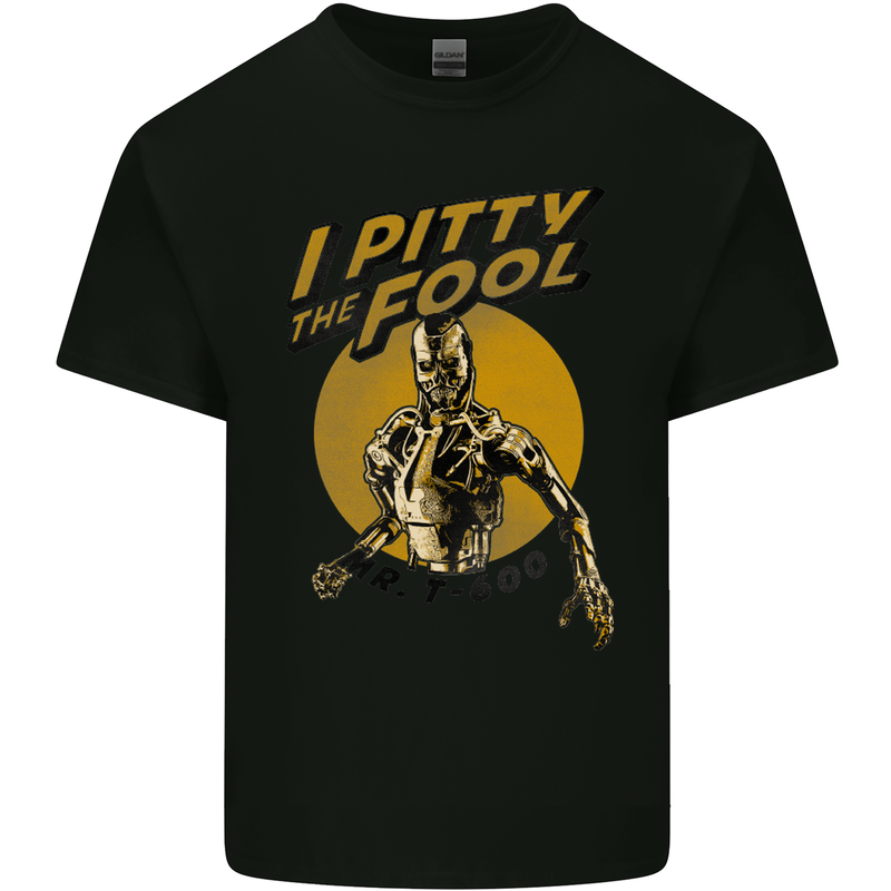 MR T600 Pitty the Fool Funny A-Team Parody Mens Cotton T-Shirt Tee Top Black