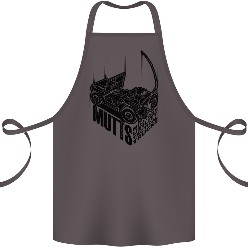 MUTTS Military Utility Tactical Trucks 4x4 Cotton Apron 100% Organic Dark Grey