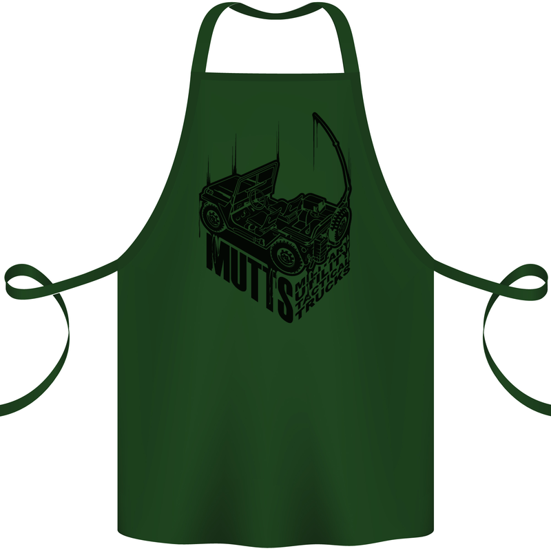 MUTTS Military Utility Tactical Trucks 4x4 Cotton Apron 100% Organic Forest Green