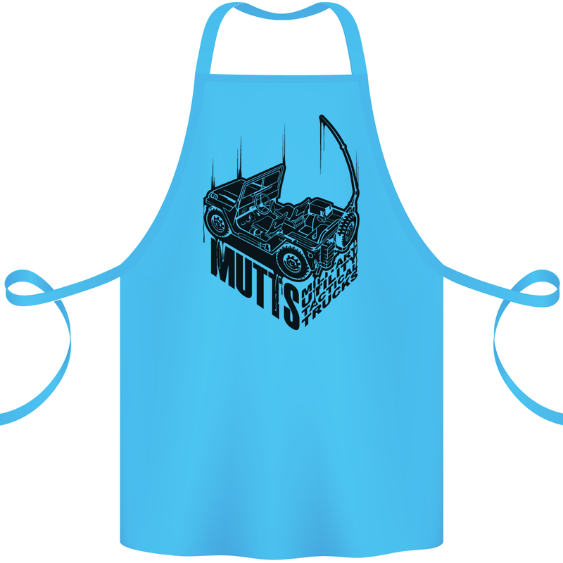 MUTTS Military Utility Tactical Trucks 4x4 Cotton Apron 100% Organic Turquoise