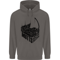 MUTTS Military Utility Tactical Trucks 4x4 Mens 80% Cotton Hoodie Charcoal